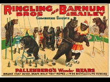 CIRQUE RINGLING BROS BARNUM BAILEY Rtry-POSTER HQ 40x60cm d'1 AFFICHE VINTAGE